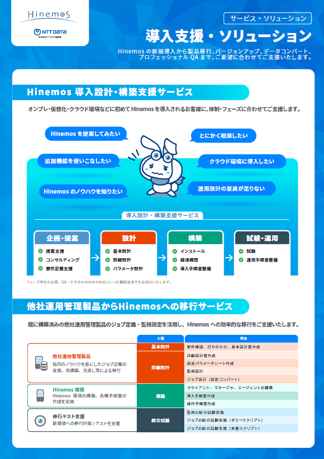 サービス・ソリューションリーフレット