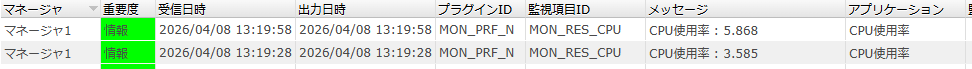 イベント履歴